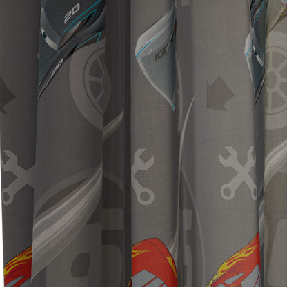 Jay Franco Disney Pixar Cars Lighnting Speed 84" Inch Drapes - Beautiful Room Décor & Easy Set Up, Bedding Features Lightning McQueen - Curtains Include 2 Tiebacks, 4 Piece Set